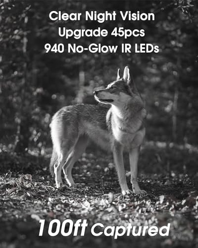 WiFi Trail Camera 4K 64MP Game Camera with Night Vision G230498