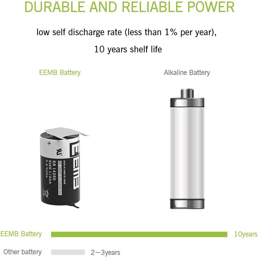 3.6V Lithium Battery 1/2 AA Size 1200mAh U620673