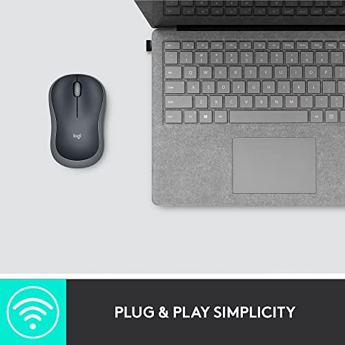 Wireless Mouse with USB Receiver - Swift Grey X965