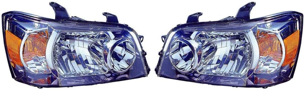 Headlight Assembly Pair for 2004 2005 2006 Toyota Highlander N91397