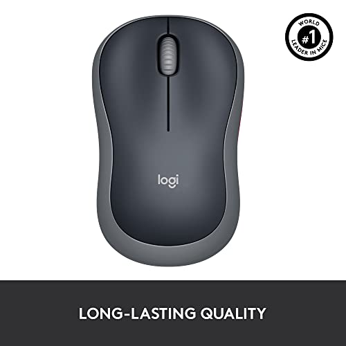 Wireless Mouse with USB Receiver - Swift Grey X965