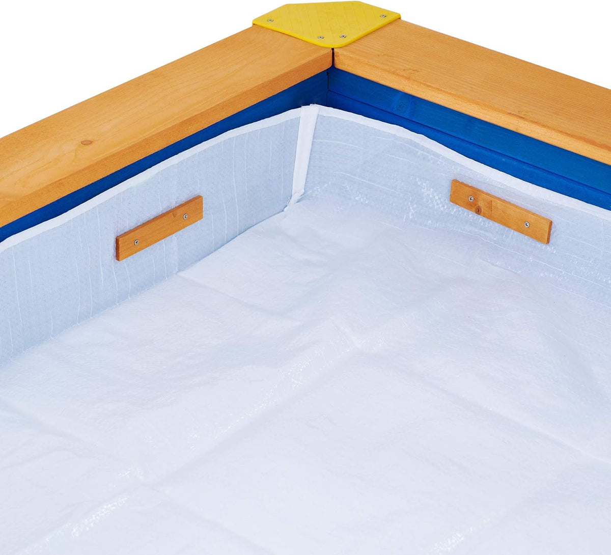 Wooden Outdoor Kids Sandbox with Canopy L408304