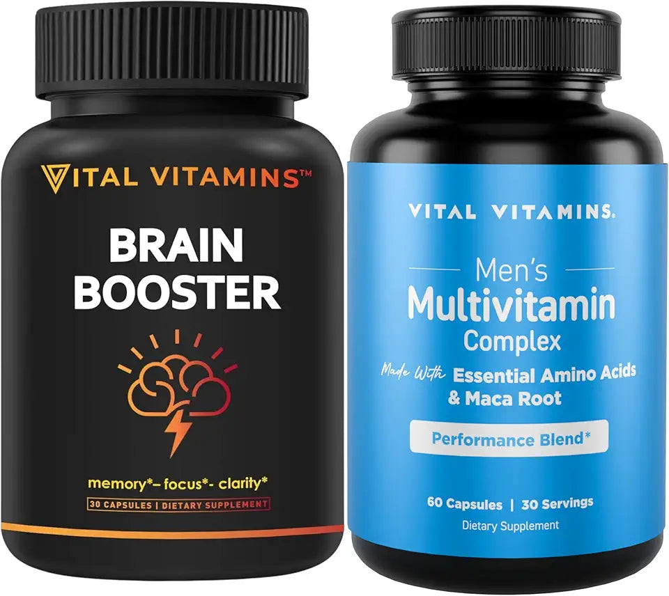 Brain Booster Capsules + Men's Multivitamins T72011