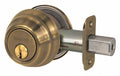 Antique Brass Single Cylinder Deadbolt W46150