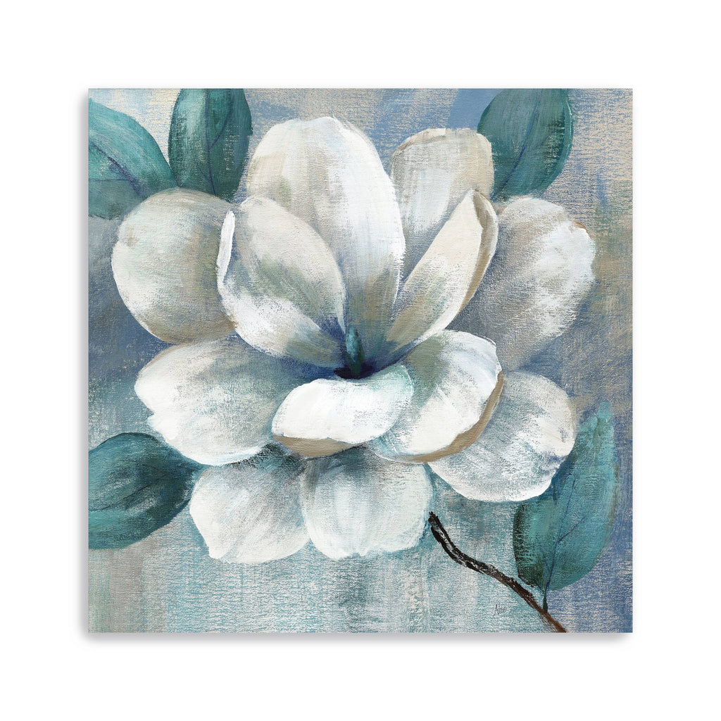 Teal Magnolia II Canvas Giclee E5409
