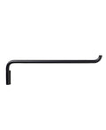 Black Titanium Coated Wall Mounted Towel Rail W853