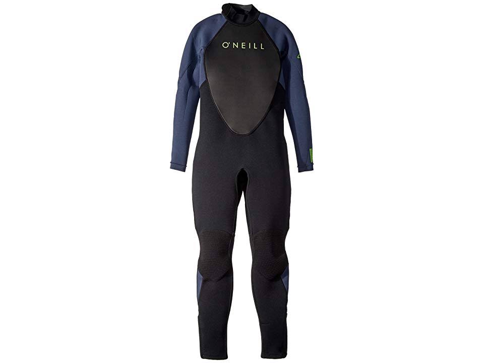 Black 3/2mm Back Zip Full Wetsuit C11382