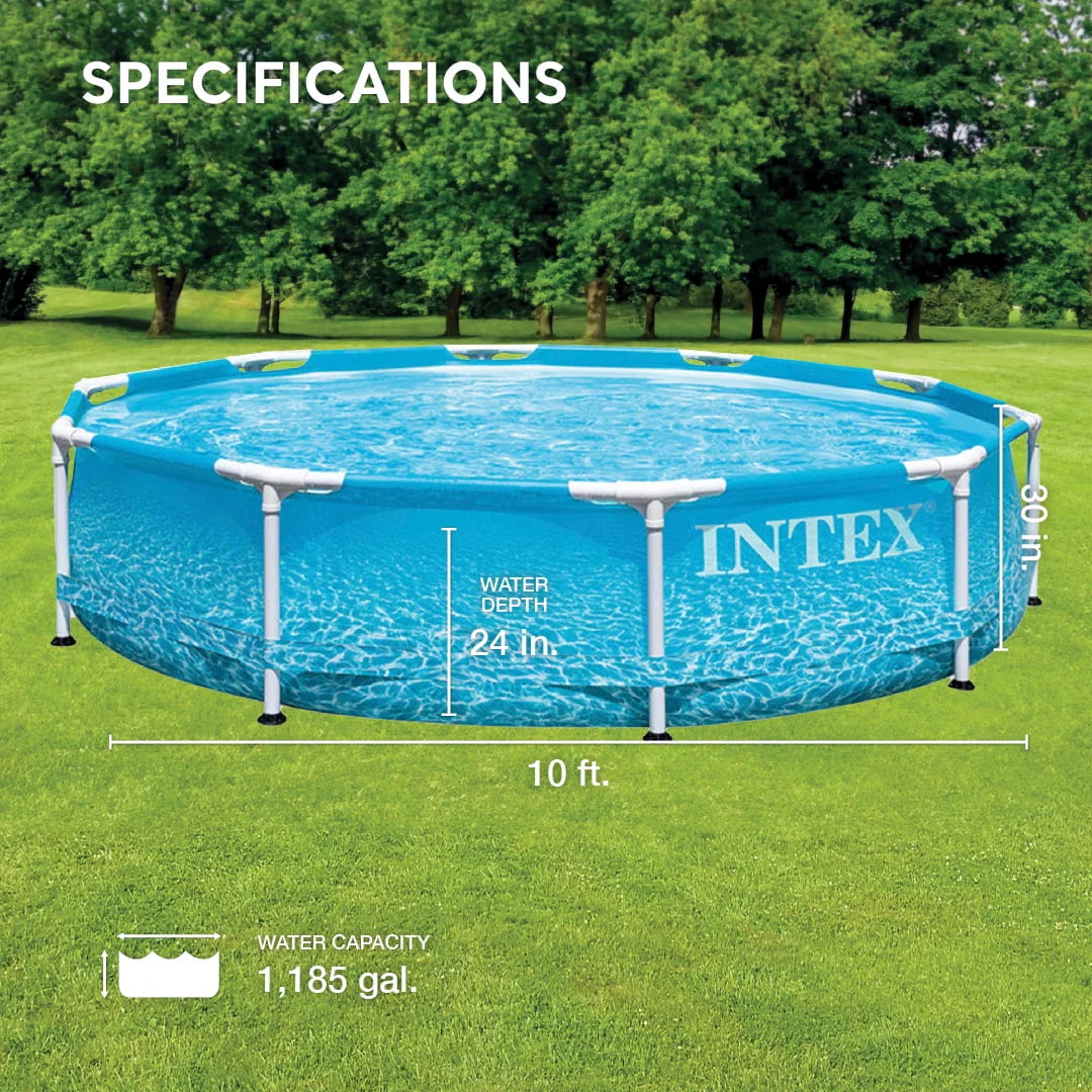 10' x 30 Above Ground Steel Frame Swimming Pool Q201
