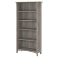 5 Shelf Bookcase, Driftwood Gray O42499