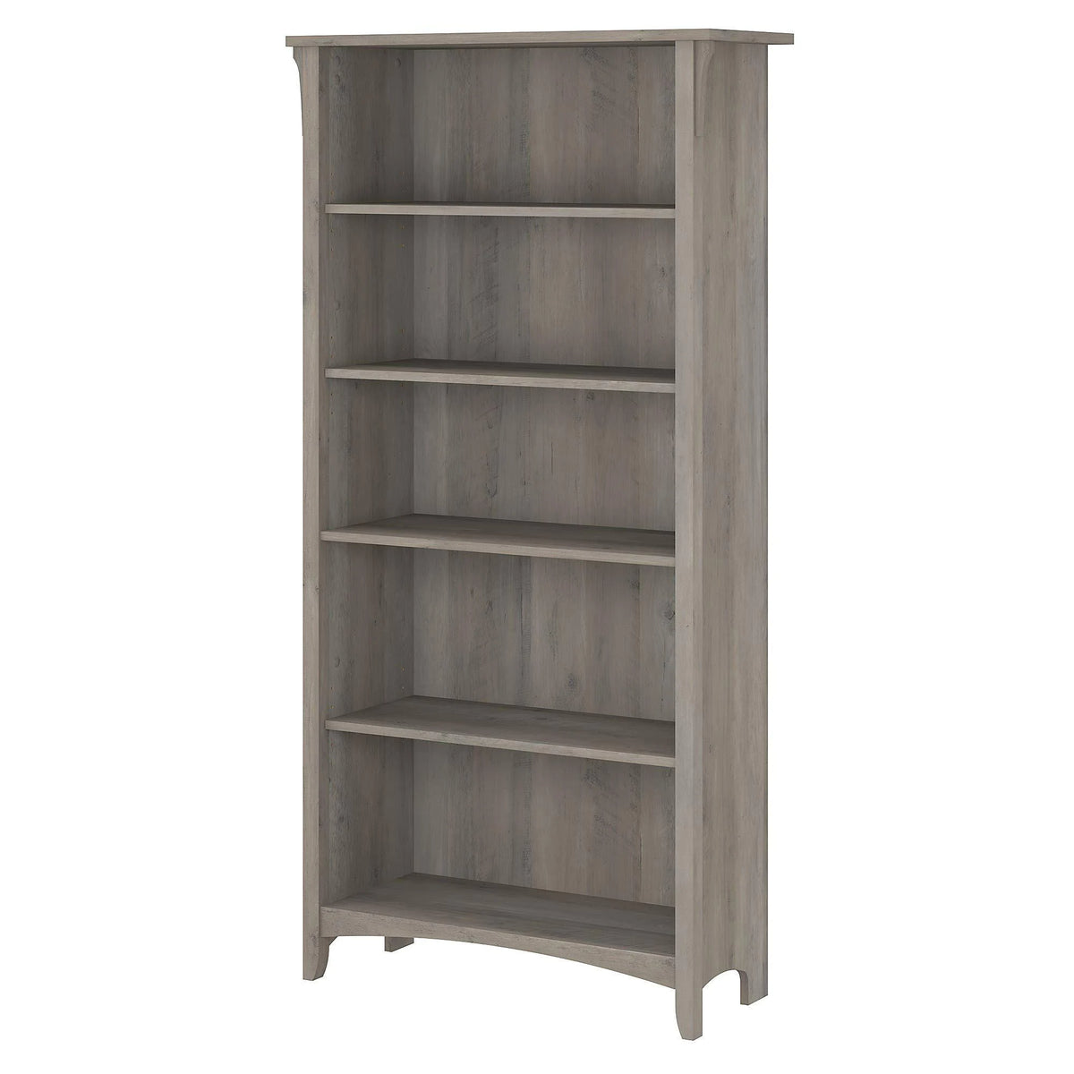 5 Shelf Bookcase, Driftwood Gray O42499