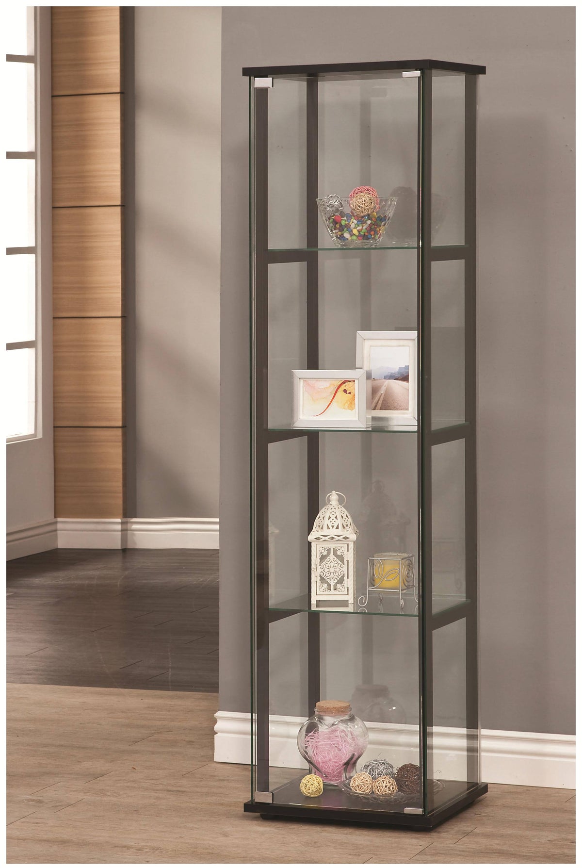 Contemporary Glass Curio Cabinet B97534