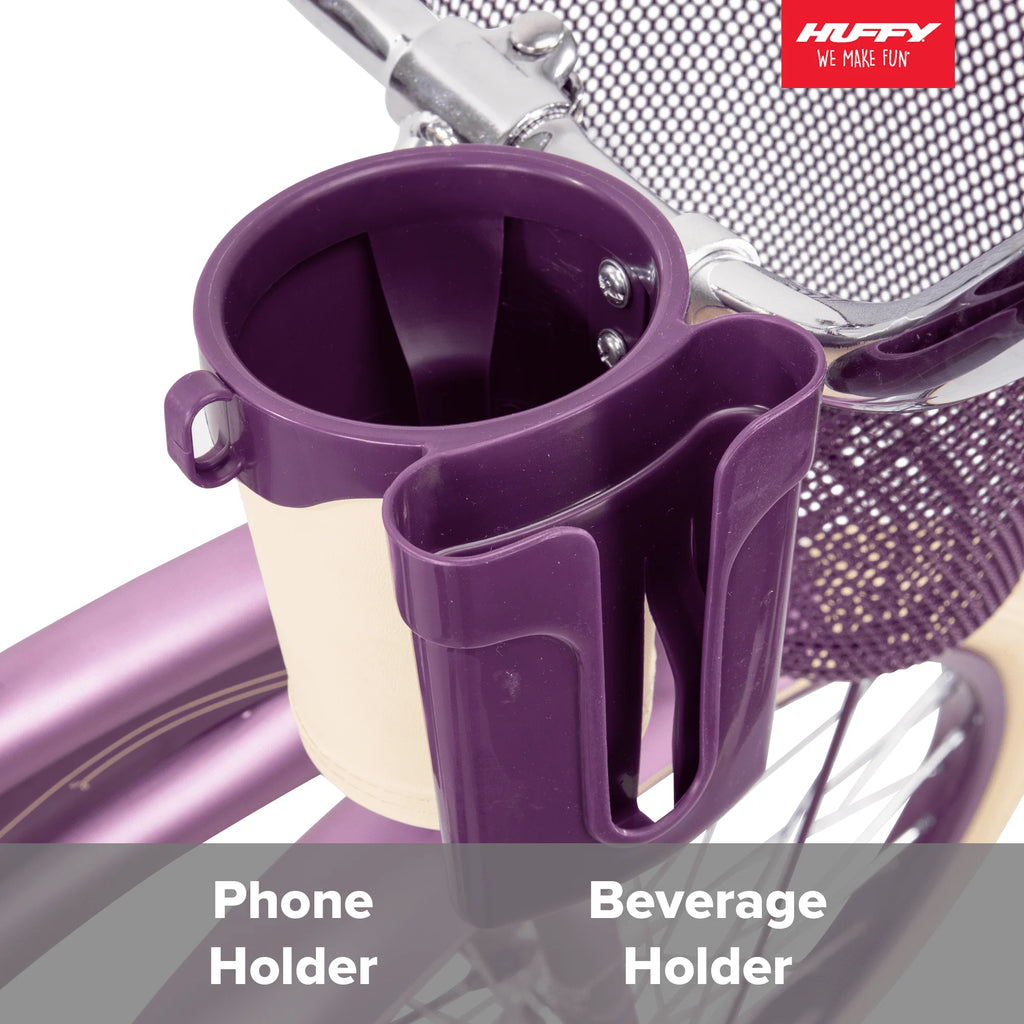 24 Inch Purple Satin Cruiser Bike O67919