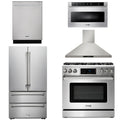 36 Propane Gas Range, Range Hood, Microwave, Refrigerator, Dishwasher I9469