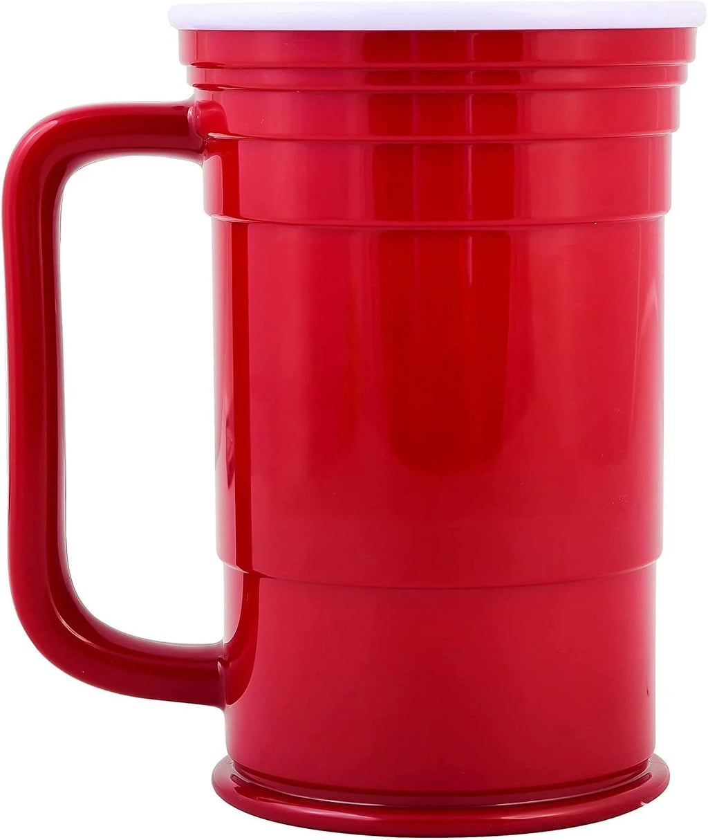 4 Reusable 24 Oz Beer Mugs G752