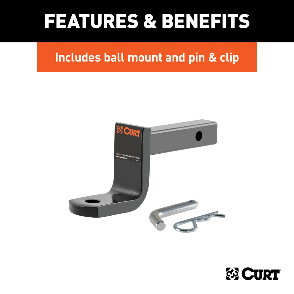 Class 1 Hitch with Ball Mount and Installation Hardware C63538