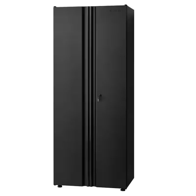 7-Piece Welded Steel Garage Storage System in Black U919478