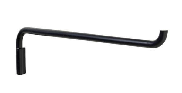 Black Titanium Coated Wall Mounted Towel Rail W853