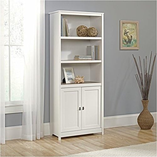 3 Shelf Bookcase in Soft White Z4087