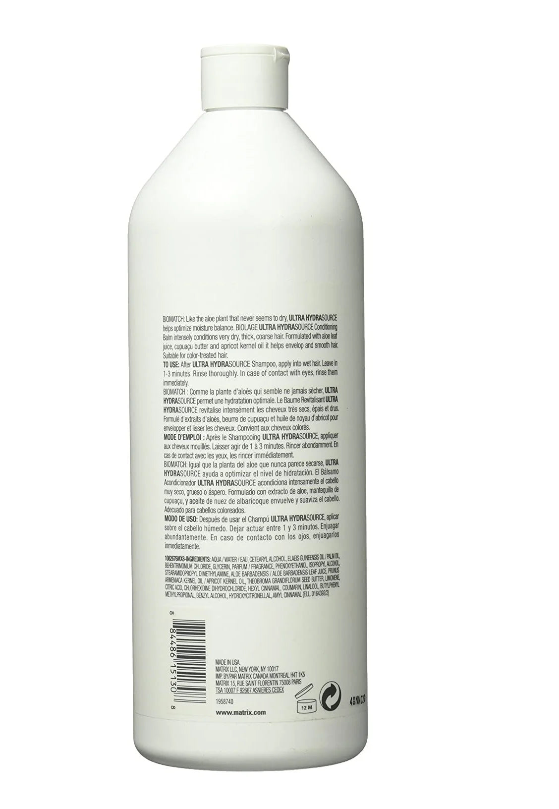 Ultra HydraSource Shampoo & Conditioner Liter M89888