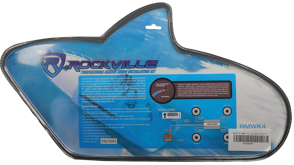 6.5 Marine Wakeboard Speakers and 4 Channel Amplifier H567