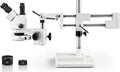 Simul-Focal Trinocular Zoom Stereo Microscope with Double Arm Boom Stand R3855