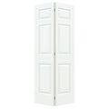 White Painted Molded Composite MDF Bi-Fold Door R6207