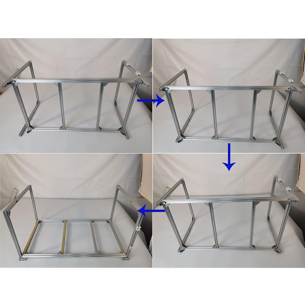 6 GPU Aluminum Mining Rig Open Air Frame Case Pack of 2 F71550