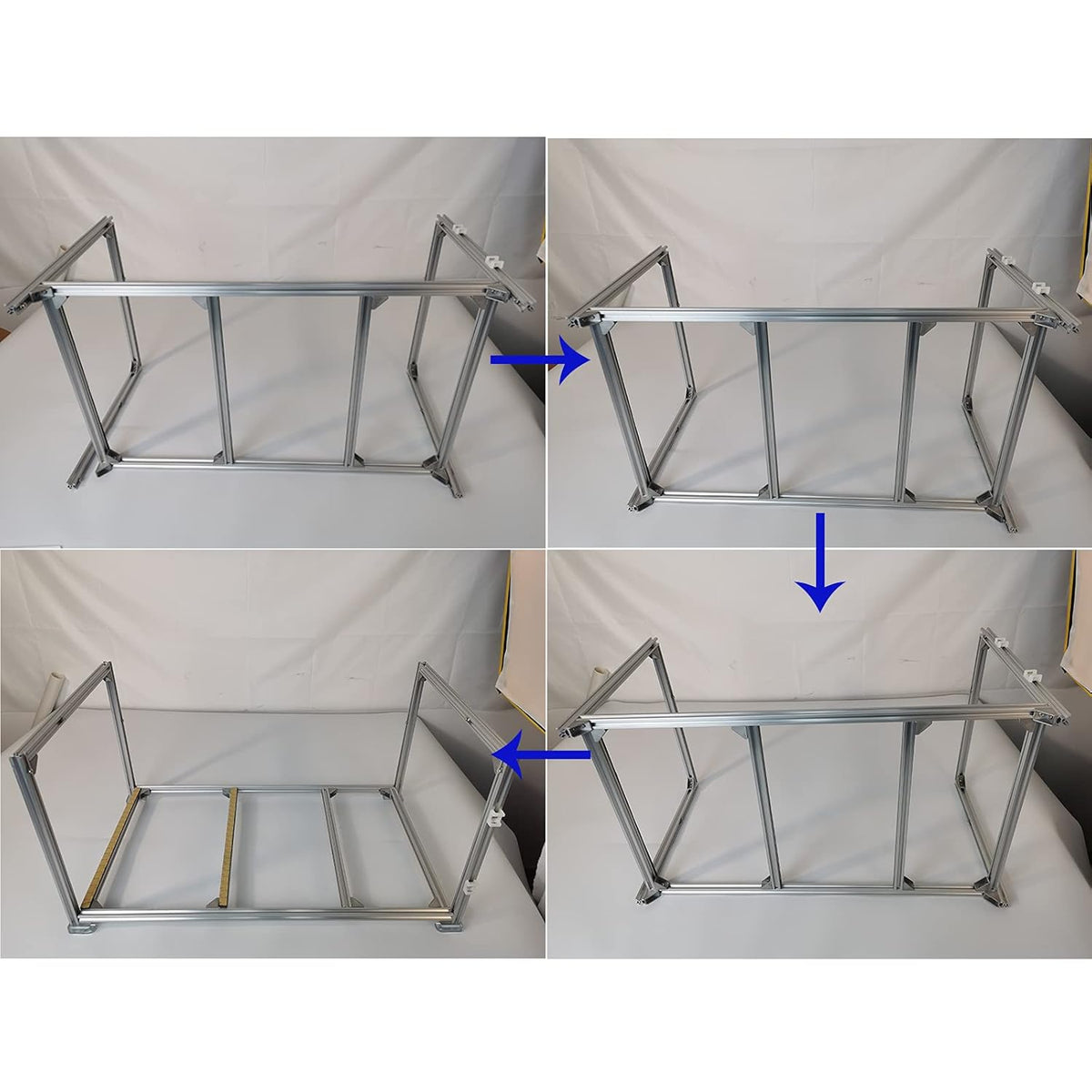 6 GPU Aluminum Mining Rig Open Air Frame Case Pack of 2 F71550