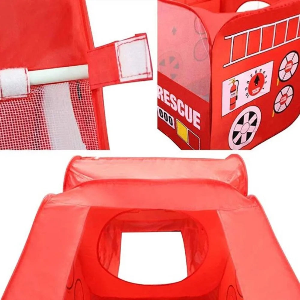 Red Fire Truck Popup Playhouse Tent X693