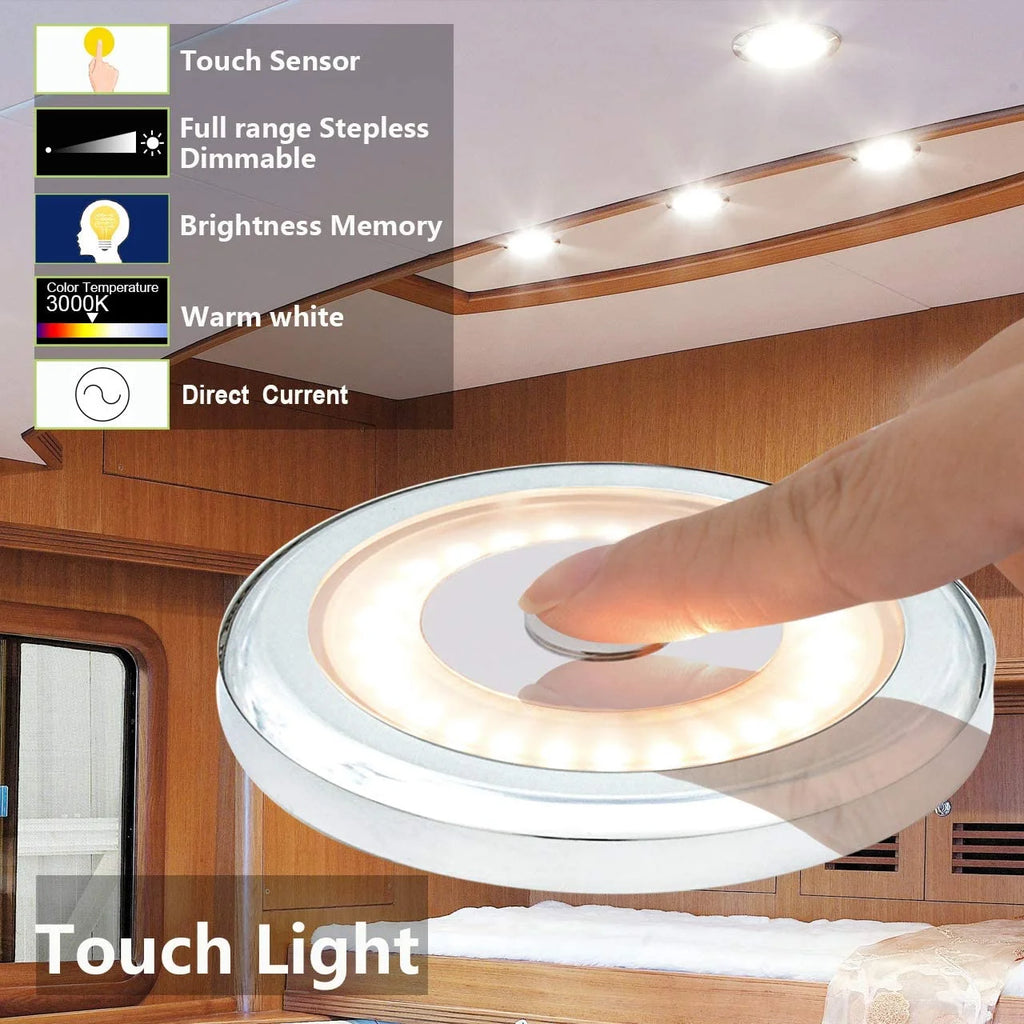 12V 3W 2800K Warm White Surface Mounted LED Ceiling Light T658399