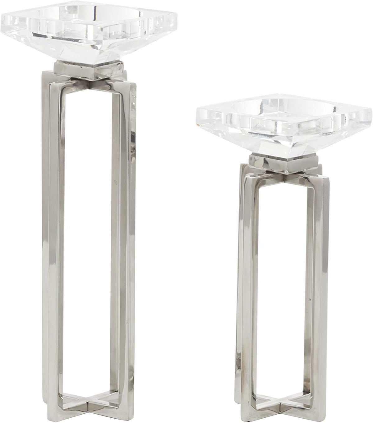 White Candle Holder Q26087