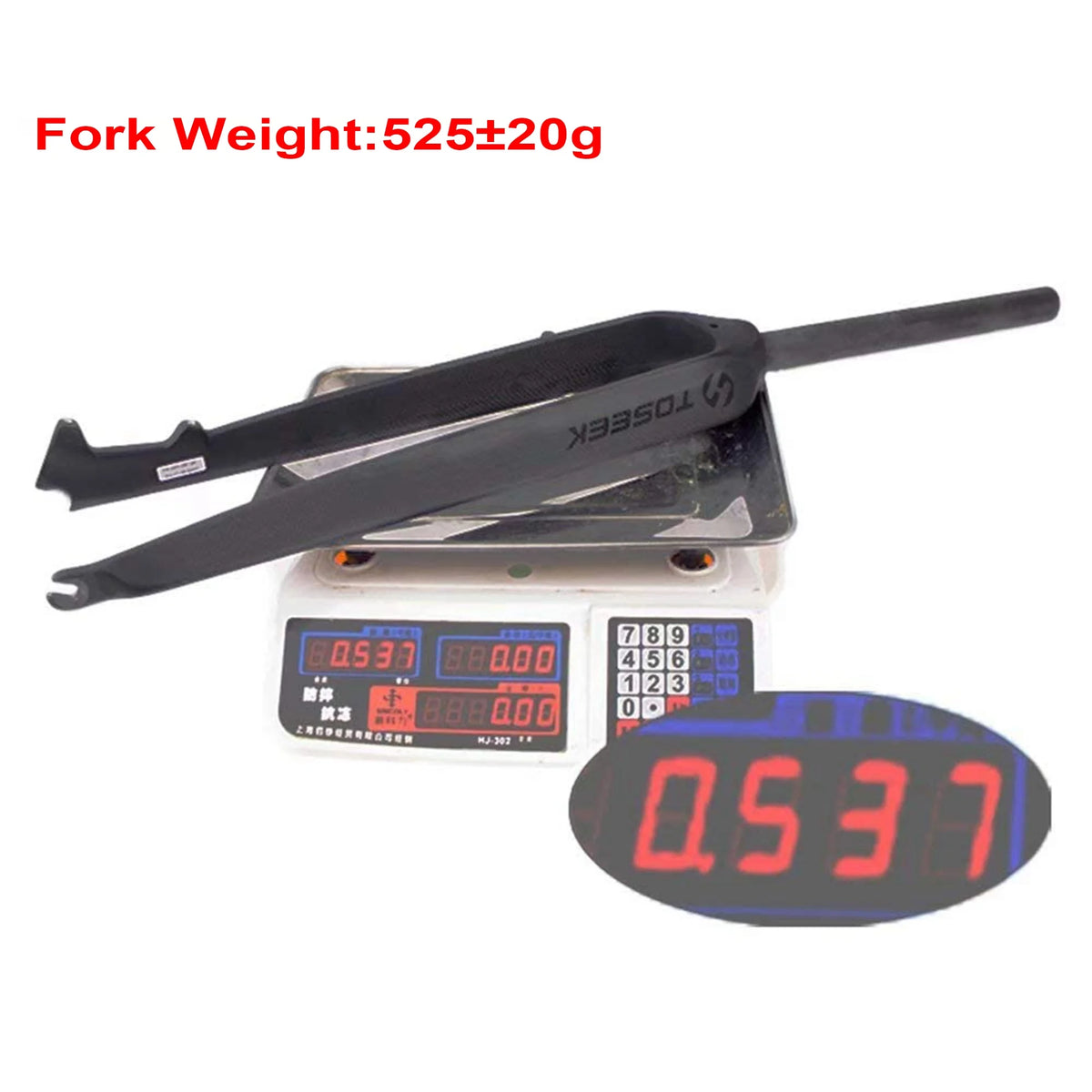 MTB Rigid Fork 1-1/8" Full Carbon Fiber Disc Brake Fork 26/27.5/29'' Straight Tube Mountain Bike Front Forks I8102