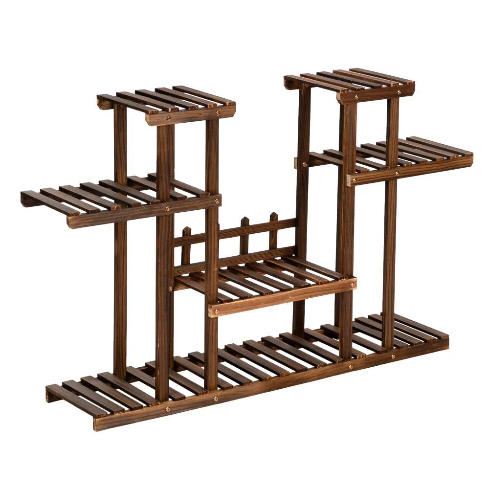 8-Tier Wood Plant Stand T68254