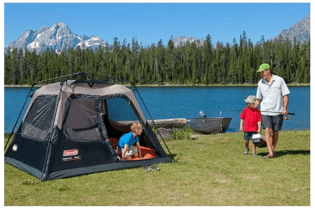 Gray 4 Person Cabin Tent K369564