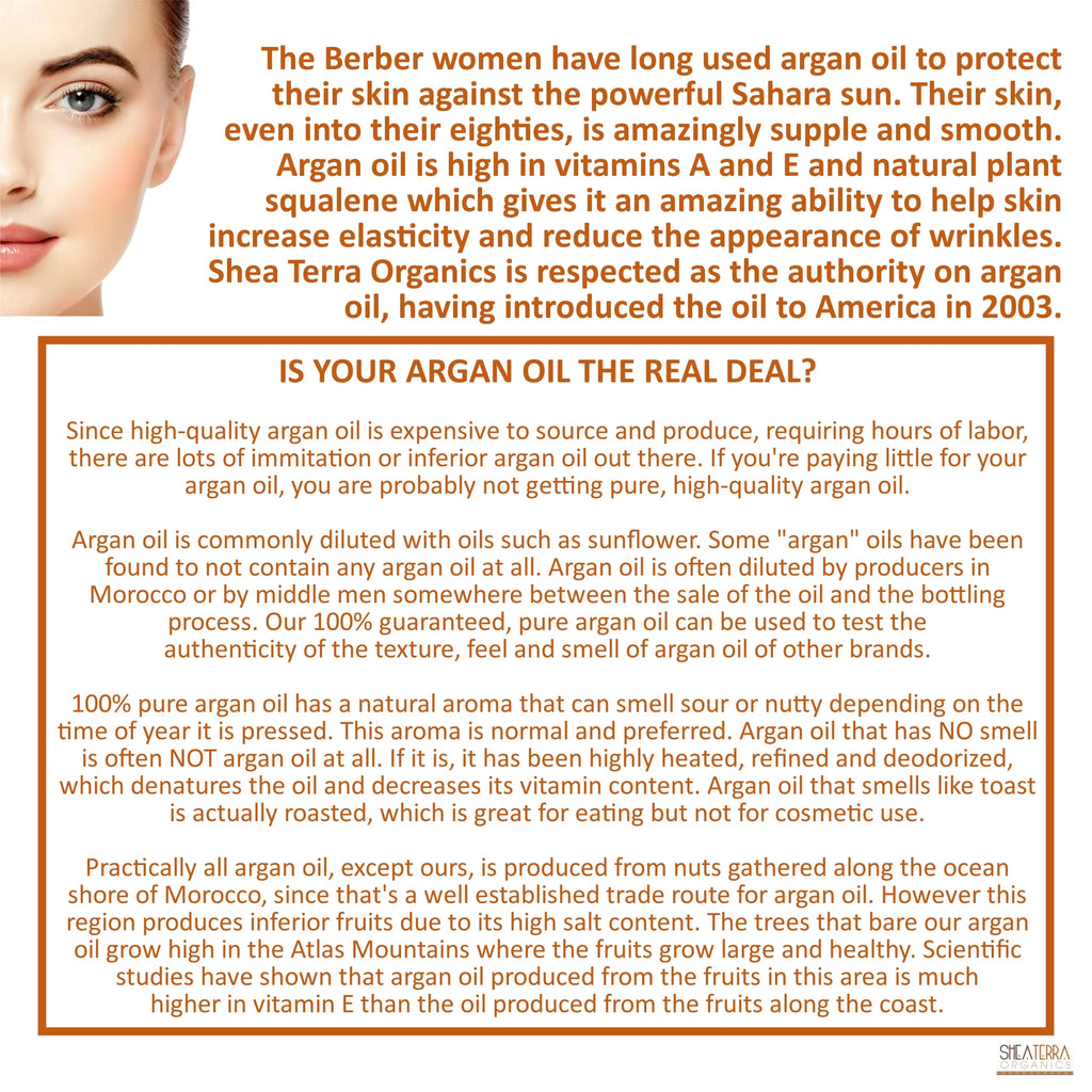 Moroccan Argan Cold-Pressed Extra Virgin Oil 4 oz M25209