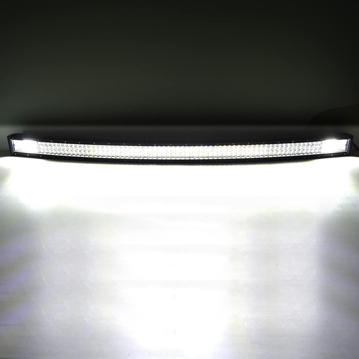 50 inch Curved LED Light Bar 288W Double Spot Flood Combo Work Lightbar with Mounting Bracket U95582