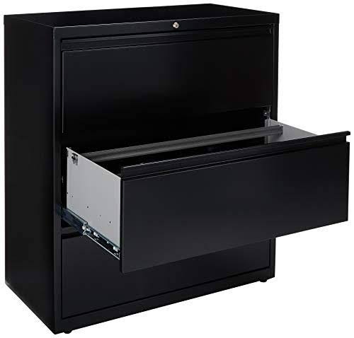 Black Lateral File Cabinet K12239