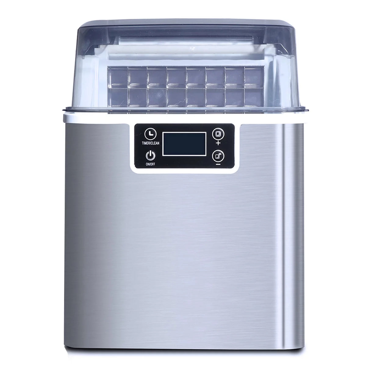 44 Pound Countertop Self Cleaning Ice Maker with Ice Scoop S366646