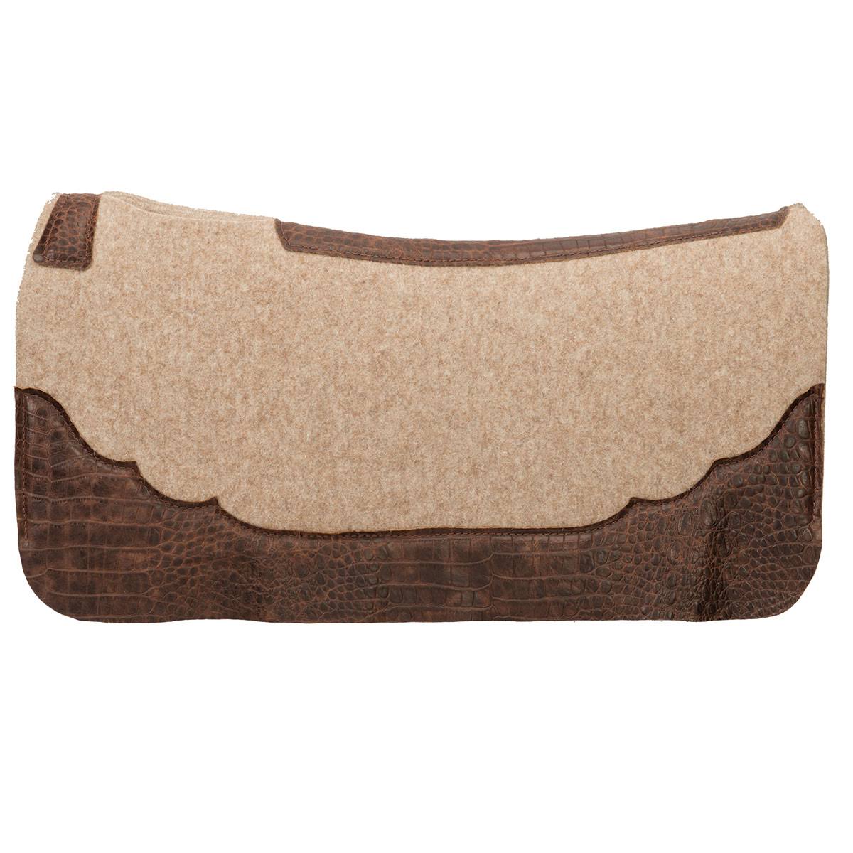 Contoured Wool Blend Felt Saddle Pad 31x32 L19984