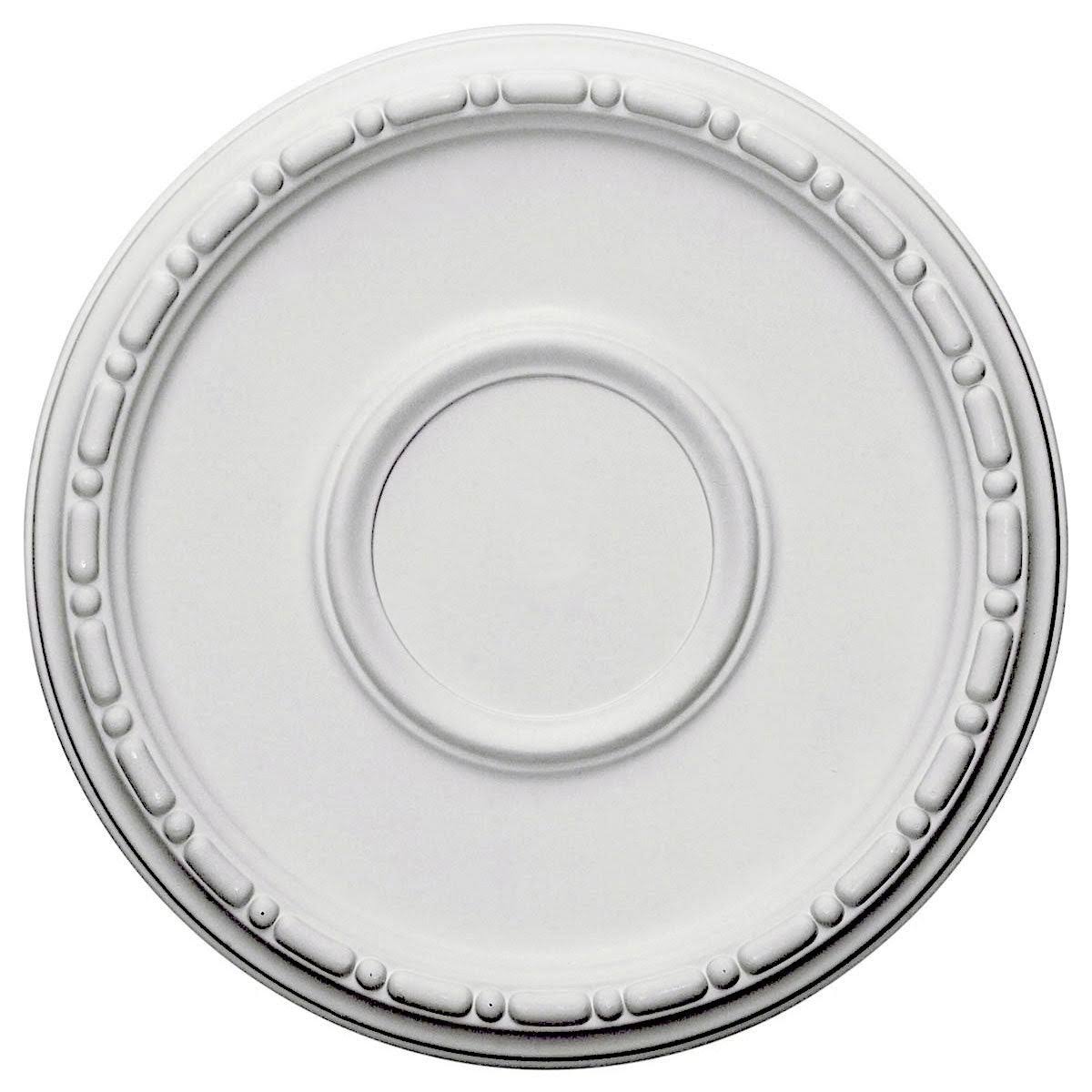 16 1/2x22OD x 1 1/2x22P Hand-Painted Polished Copper Ceiling Medallion F665083