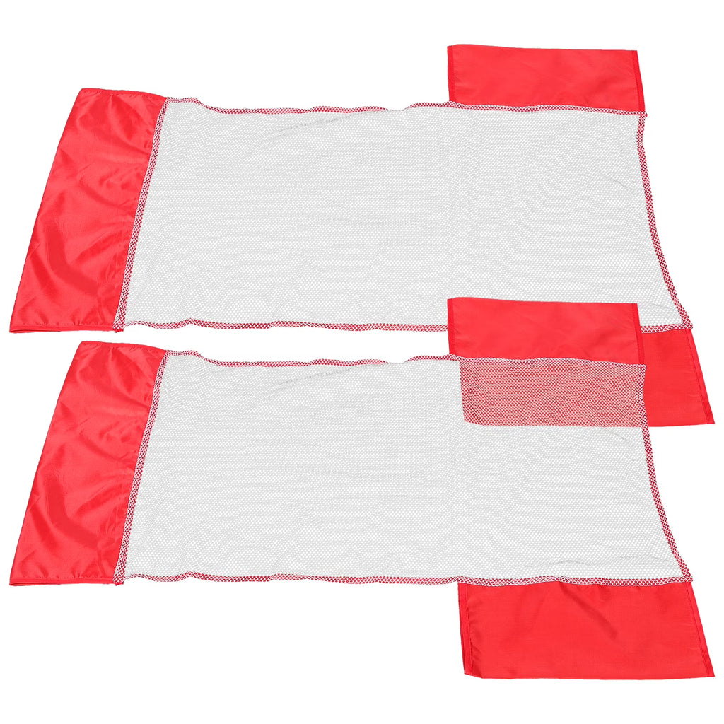 2 Pcs Swimming Pool Mesh Chair Net Bag Float Accessory T734