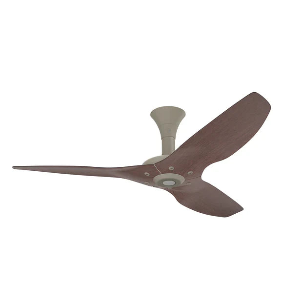 52 Ceiling Fan with Cocoa Bamboo Blades and Satin Nickel Finish with LED O781