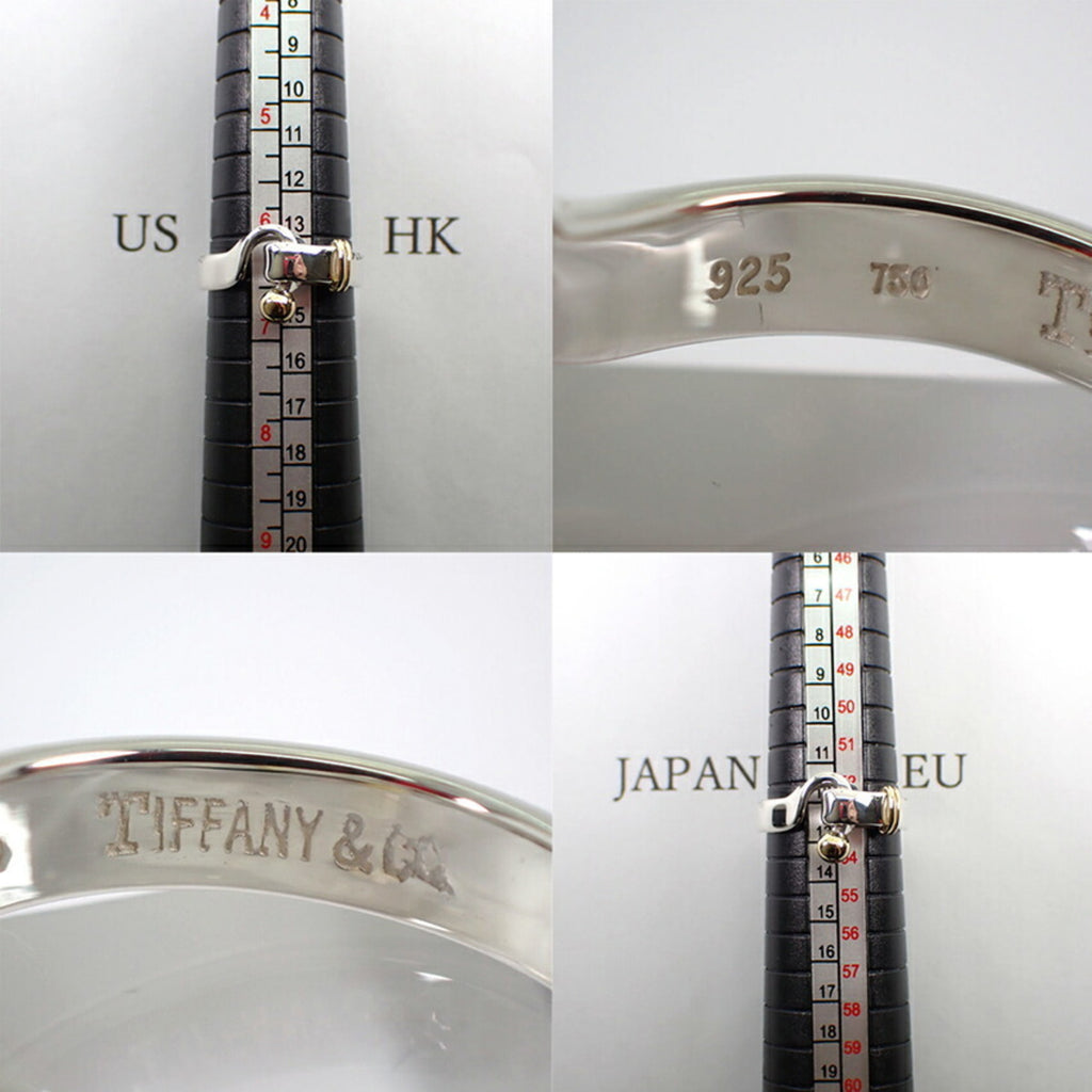 925 750 Hook & Eye Combination Ring Size 12.5 F162926
