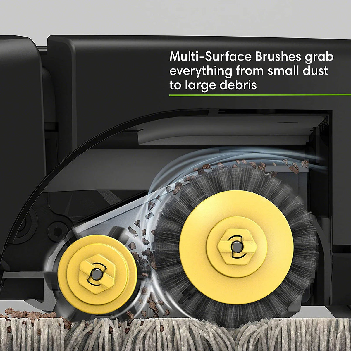 Robot Vacuum Wi-Fi Connectivity Charcoal Grey L69236