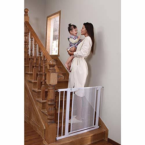 Metal Mesh Baby Gate Auto Close Safety Gate O49547