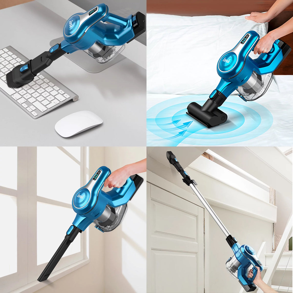 Cordless Vacuum Cleaner with 2 Batteries F92195