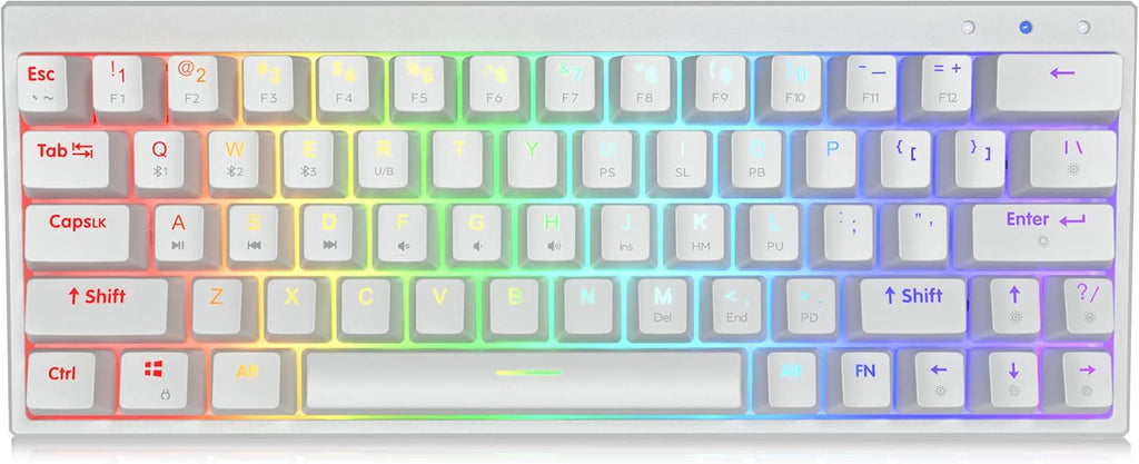 White 60% Mechanical Gaming Keyboard R568