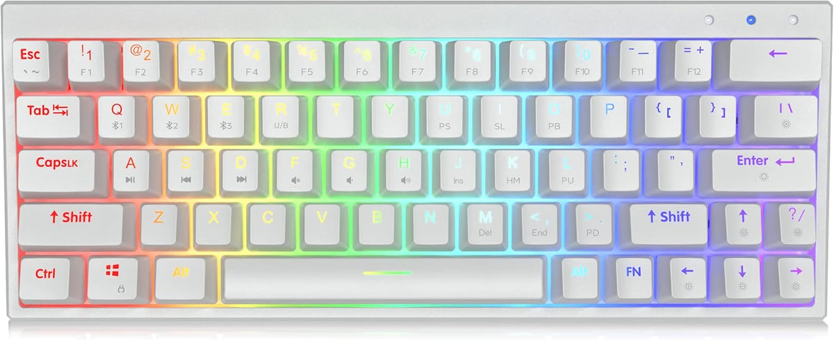 White 60% Mechanical Gaming Keyboard R568