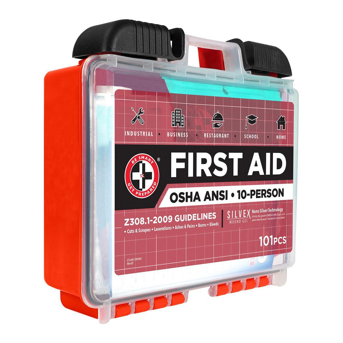 10-Person 101-Piece First Aid Kit U2973