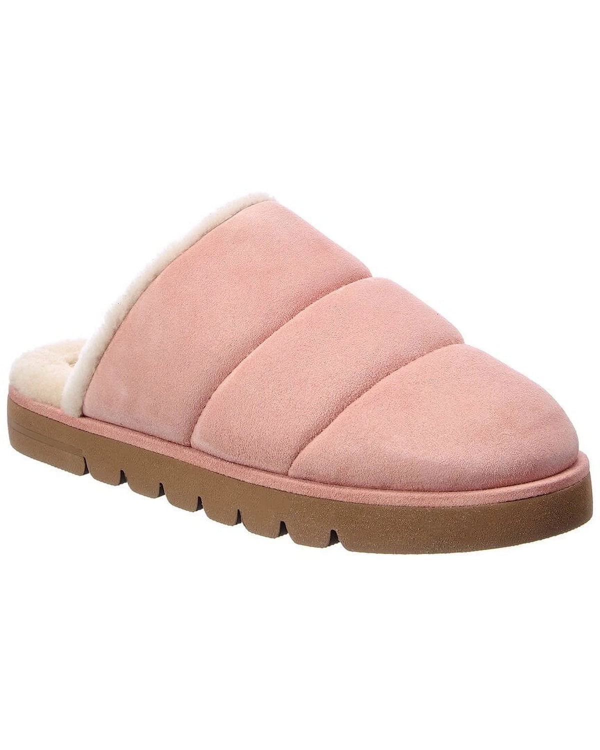 Pink Suede Mule U2492